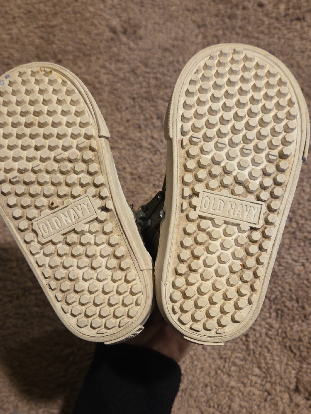 Kids Old Navy High-Top Canvas Sneakers in Olive Green - Picture 5 of 5